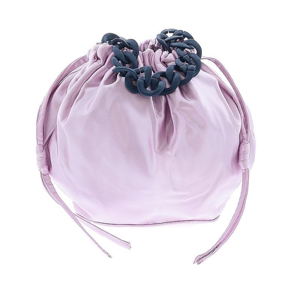 Elegant Pink Drawstring Women's Bag